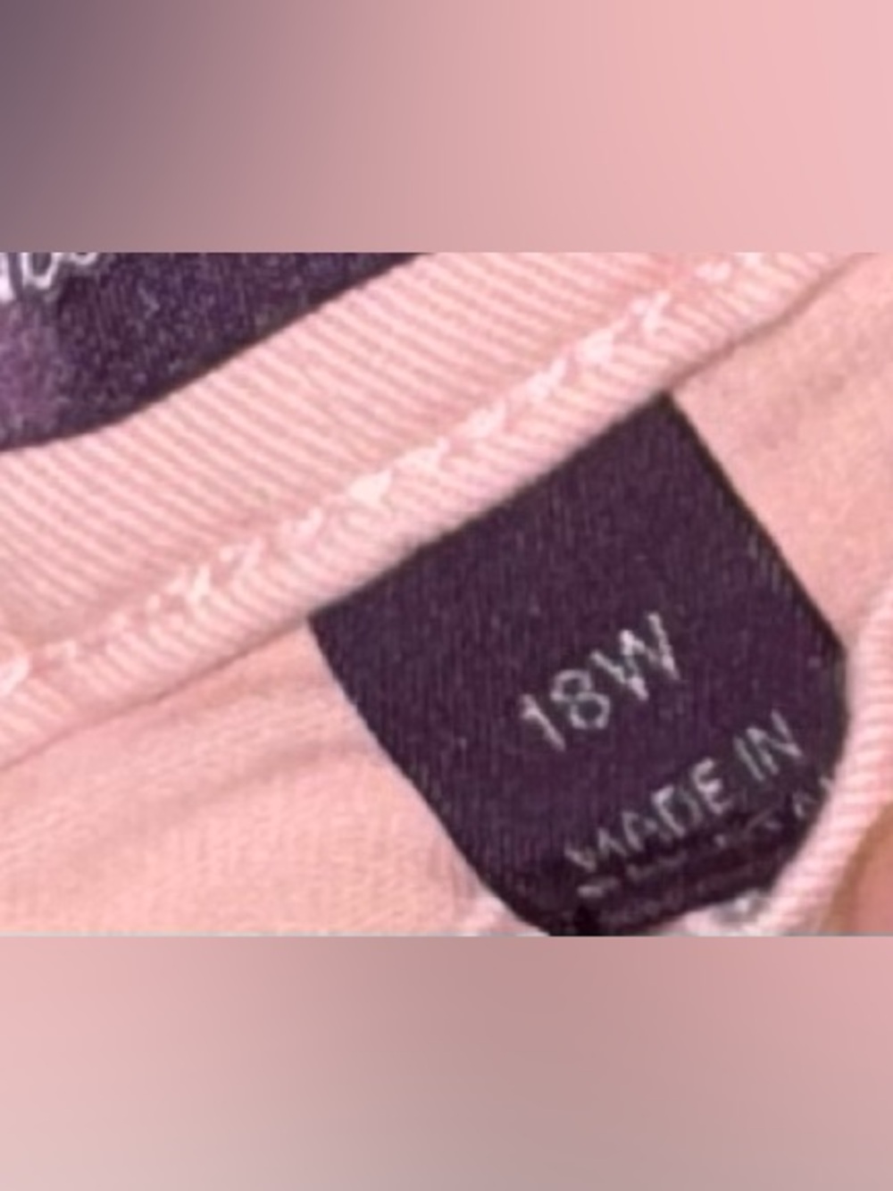 Gloria Vanderbilt Women’s Pink Straight-Leg Jeans - Picture 4 of 4